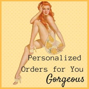 Personalized Orders Just for You!